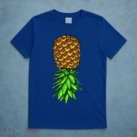 Upside Down Pineapple Gift Tropical Swinger Party Gift T-Shirt thumb 5