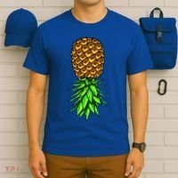 Upside Down Pineapple Gift Tropical Swinger Party Gift T-Shirt thumb 6
