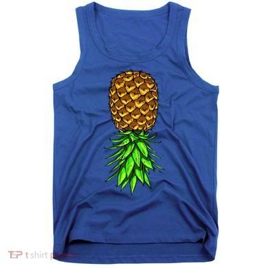 Upside Down Pineapple Gift Tropical Swinger Party Gift Tank Top