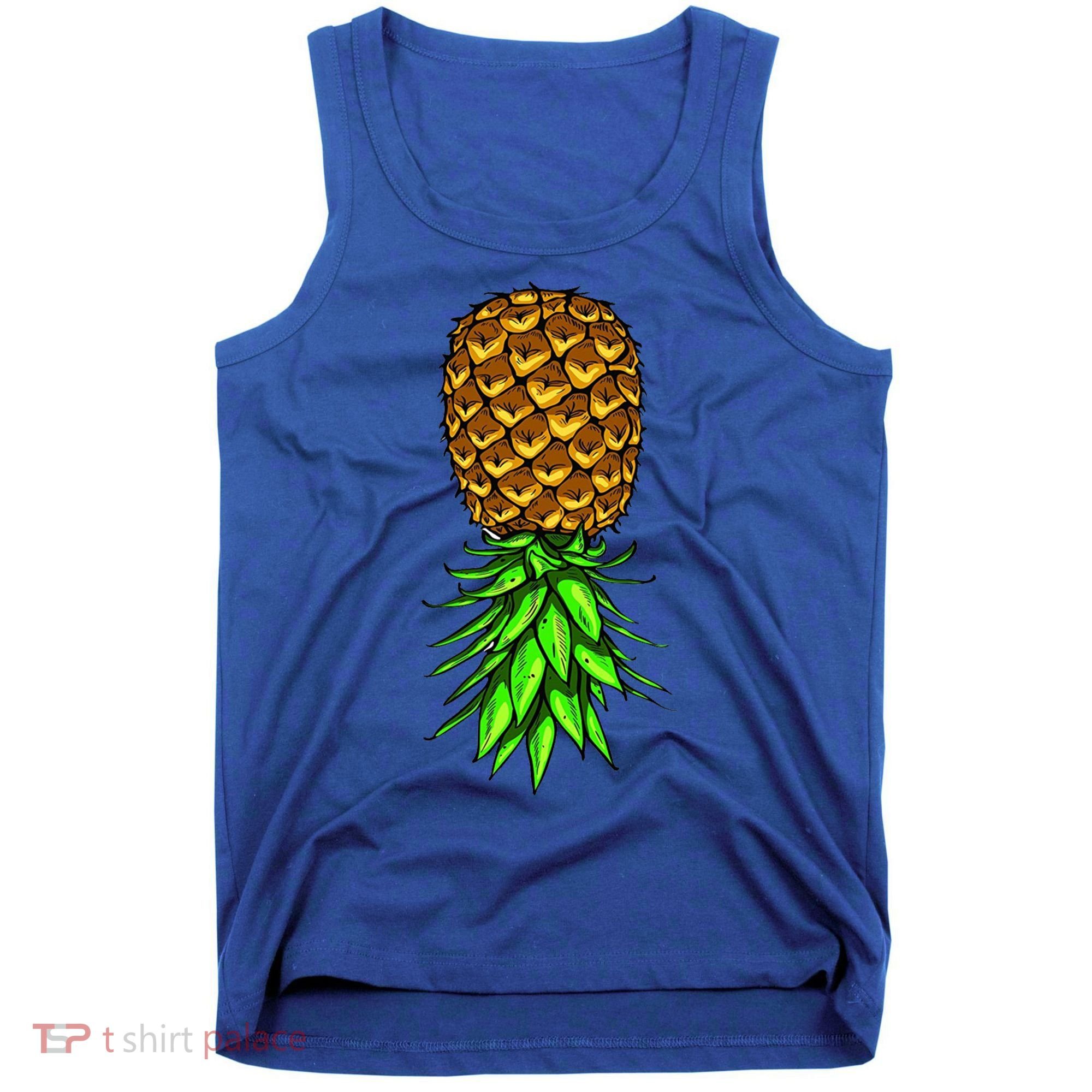 Upside Down Pineapple Gift Tropical Swinger Party Gift Tank Top