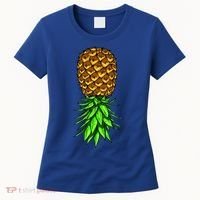Upside Down Pineapple Gift Tropical Swinger Party Gift Women's T-Shirt thumb 0