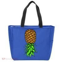 Upside Down Pineapple Gift Tropical Swinger Party Gift Tote Bag thumb 0