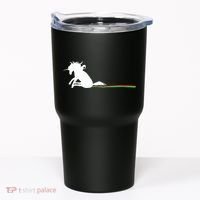 Unicorn Dragging Rainbows- Funny Adults Gifts Tumbler thumb 0