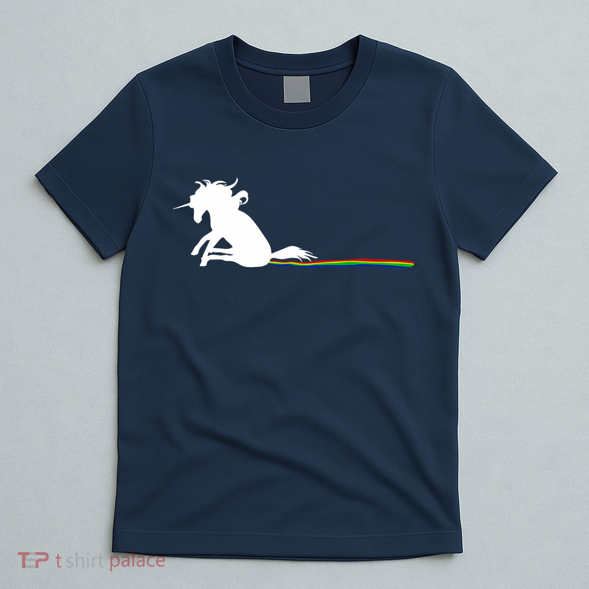 Unicorn Dragging Rainbows- Funny Adults Gifts T-Shirt