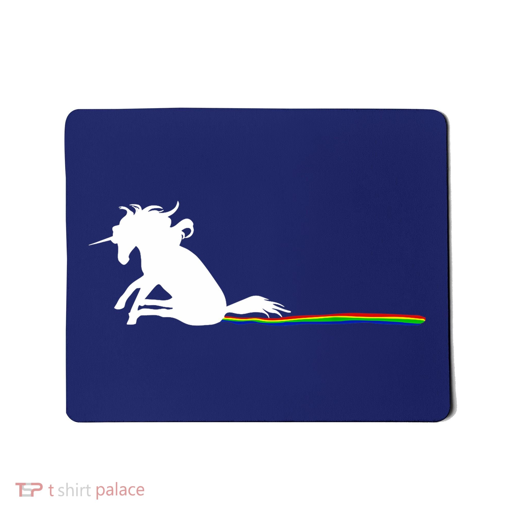 Unicorn Dragging Rainbows- Funny Adults Gifts Mousepad