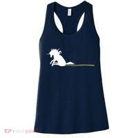Unicorn Dragging Rainbows- Funny Adults Gifts Women's Tank Top thumb 0