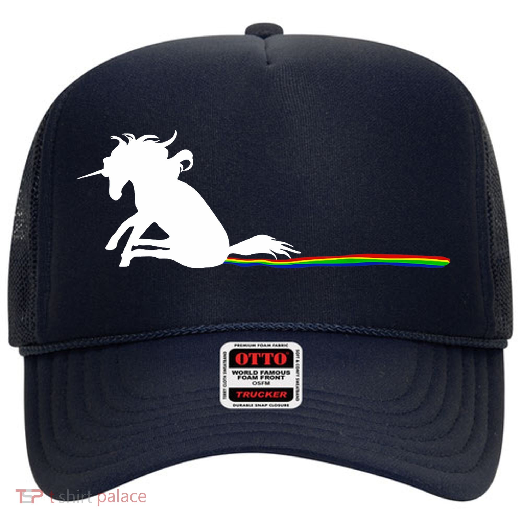 Unicorn Dragging Rainbows- Funny Adults Gifts Hat