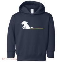 Unicorn Dragging Rainbows- Funny Adults Gifts Toddler Hoodie thumb 0