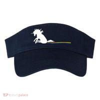 Unicorn Dragging Rainbows- Funny Adults Gifts Visor thumb 0