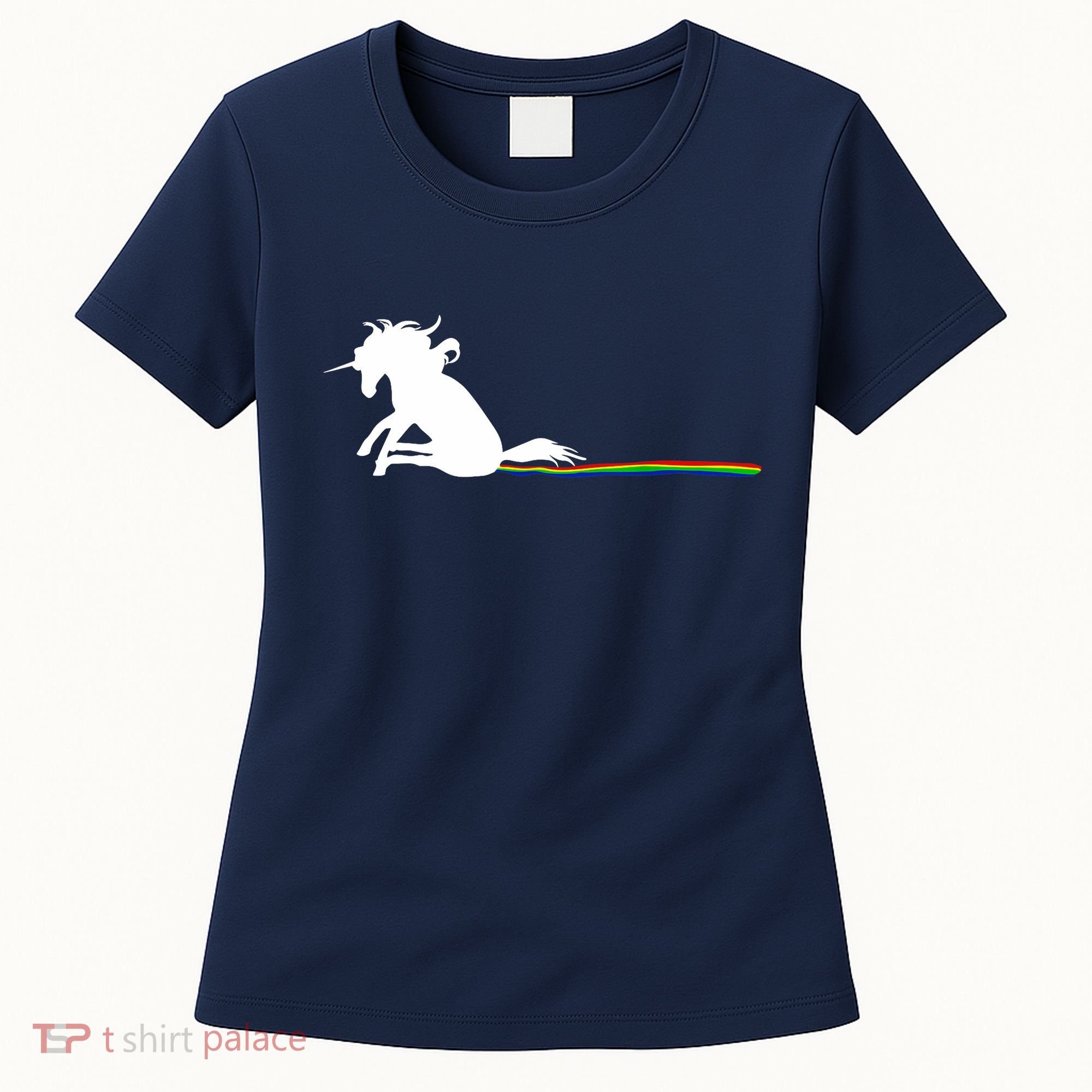 Unicorn Dragging Rainbows- Funny Adults Gifts Women's T-Shirt
