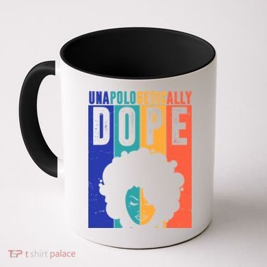Unapologetically Dope Retro Colorful Coffee Mug