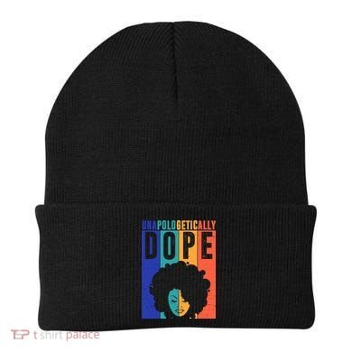 Unapologetically Dope Retro Colorful Beanie