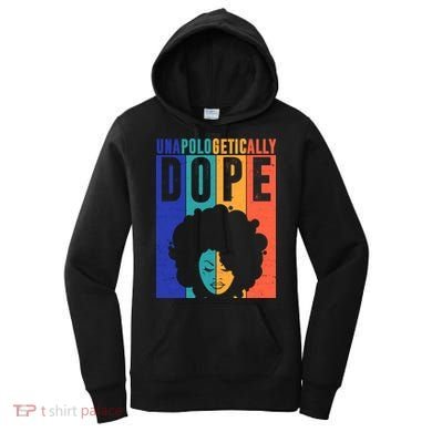 Unapologetically Dope Retro Colorful Women's Hoodie