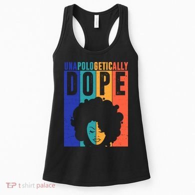Unapologetically Dope Retro Colorful Women's Tank Top