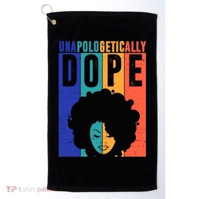 Unapologetically Dope Retro Colorful Golf Towel