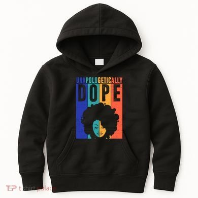 Unapologetically Dope Retro Colorful Kids Hoodie