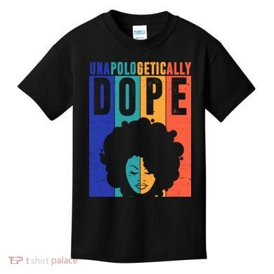 Unapologetically Dope Retro Colorful Kids T-Shirt