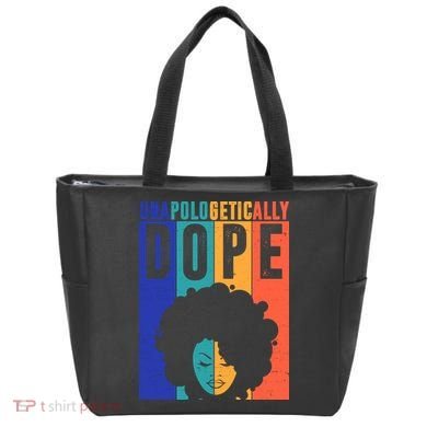 Unapologetically Dope Retro Colorful Tote Bag