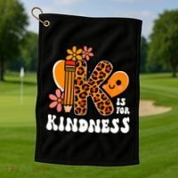 Unity Day Kindness Teacher Be Kind Golf Towel thumb 1