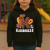 Unity Day Kindness Teacher Be Kind Kids Hoodie thumb 3