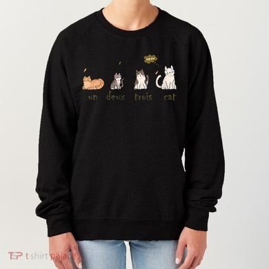 Un Deux Trois Cat Women's Sweatshirt