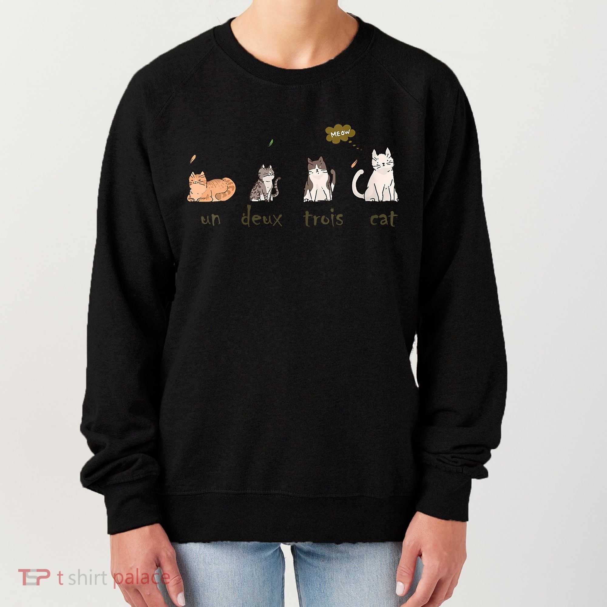 Un Deux Trois Cat Women's Sweatshirt