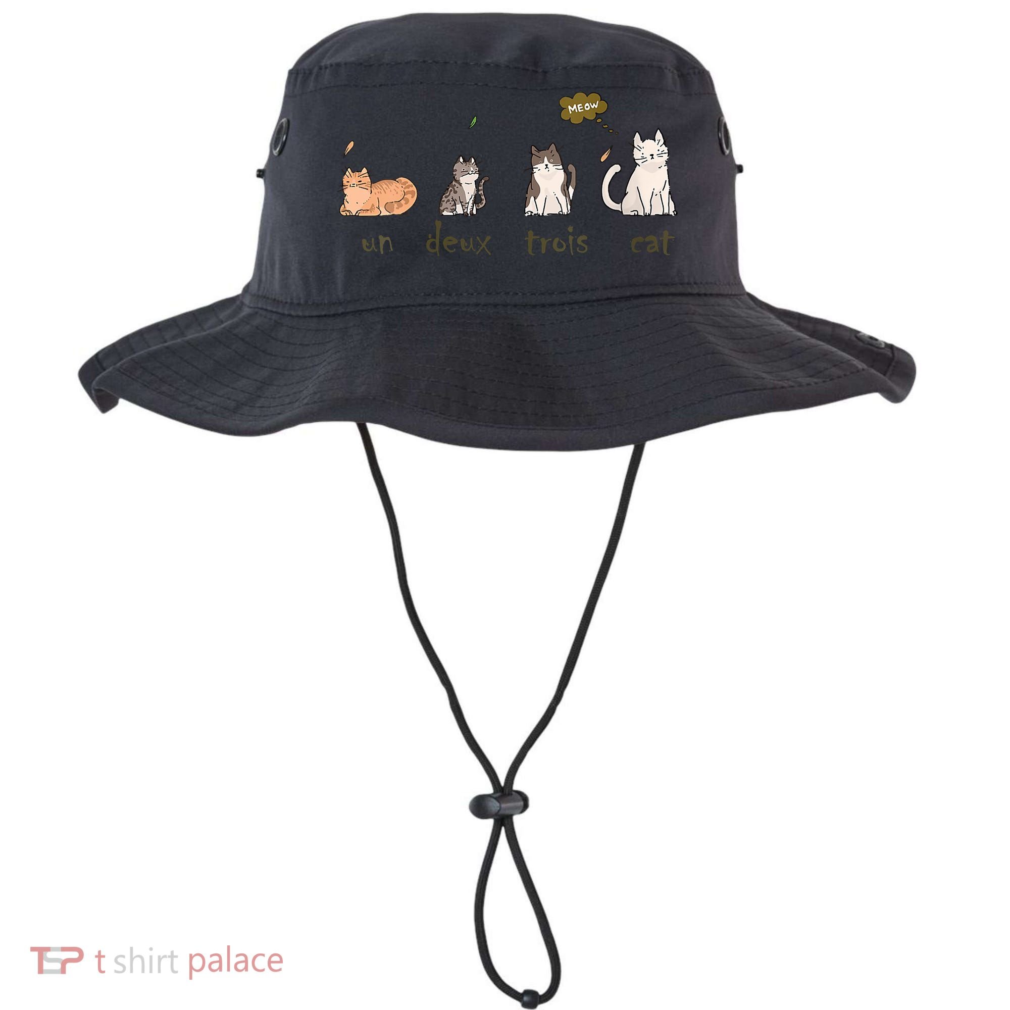 Un Deux Trois Cat Bucket Hat