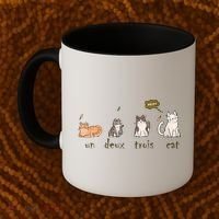 Un Deux Trois Cat Coffee Mug thumb 2