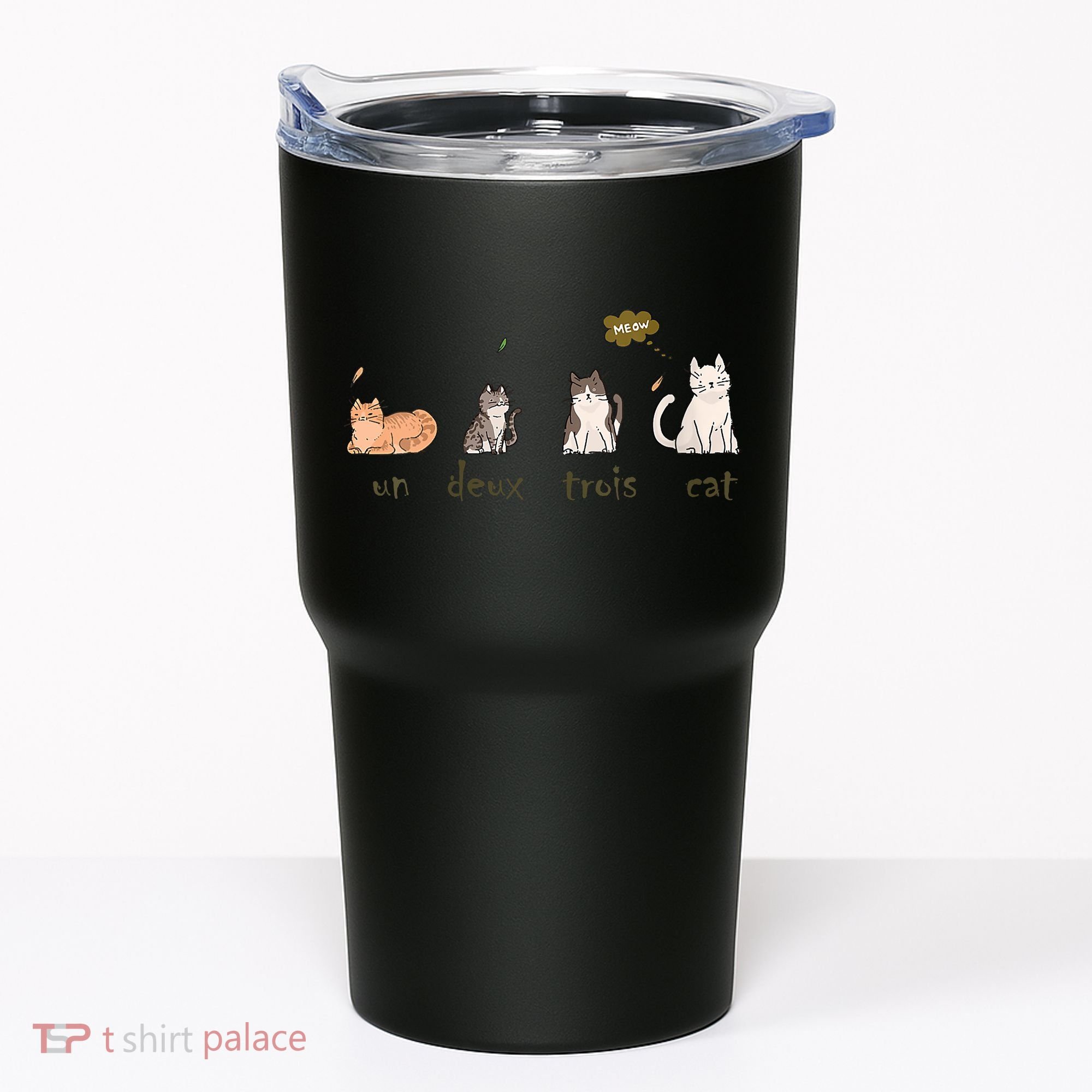 Un Deux Trois Cat Tumbler