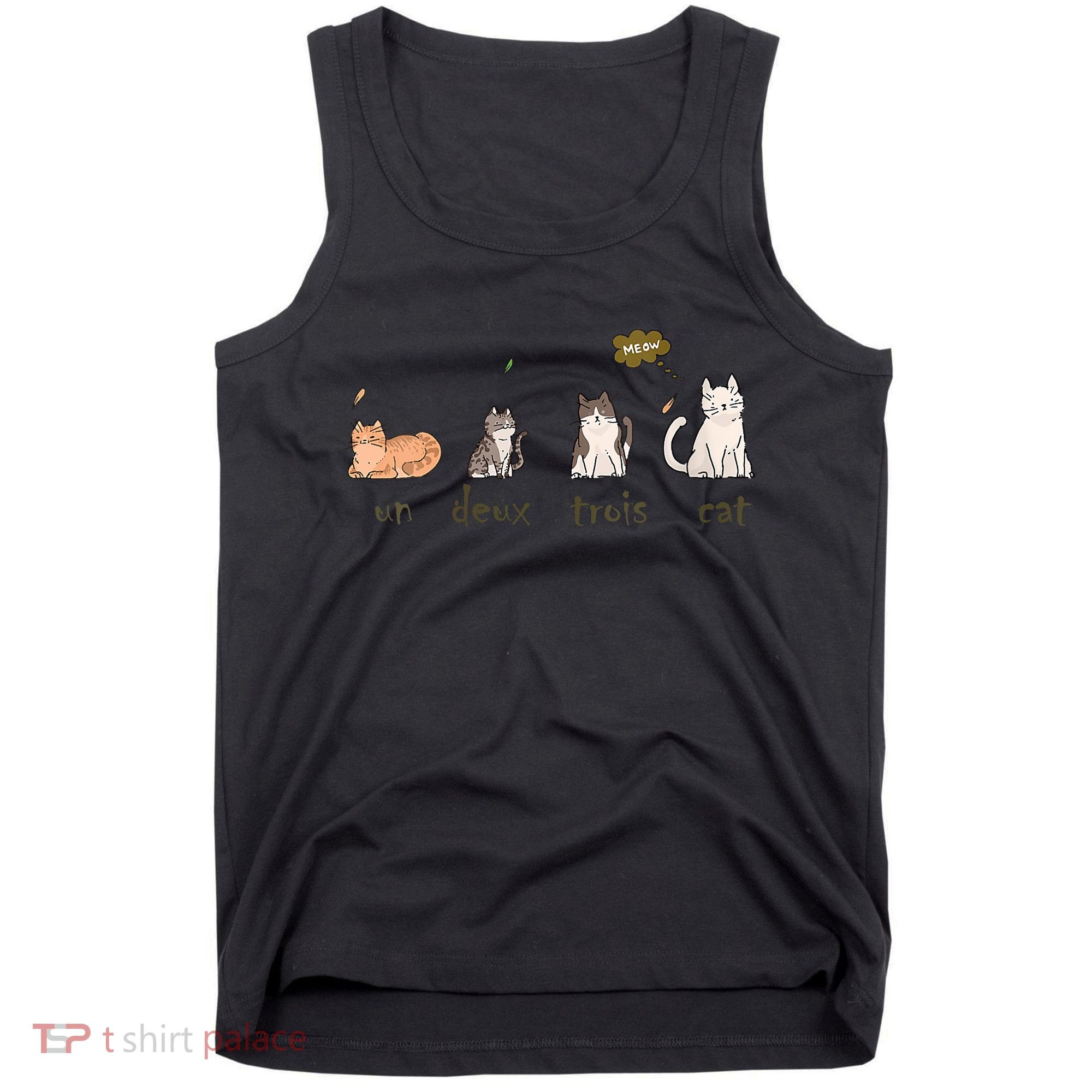 Un Deux Trois Cat Tank Top