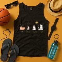 Un Deux Trois Cat Tank Top thumb 4