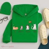 Un Deux Trois Cat Hoodie thumb 4