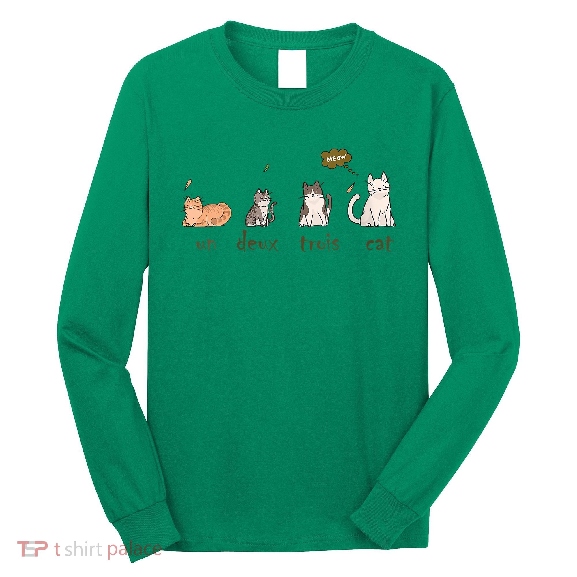 Un Deux Trois Cat Long Sleeve Shirt