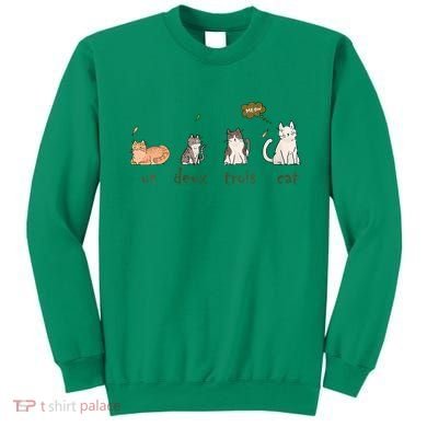Un Deux Trois Cat Sweatshirt