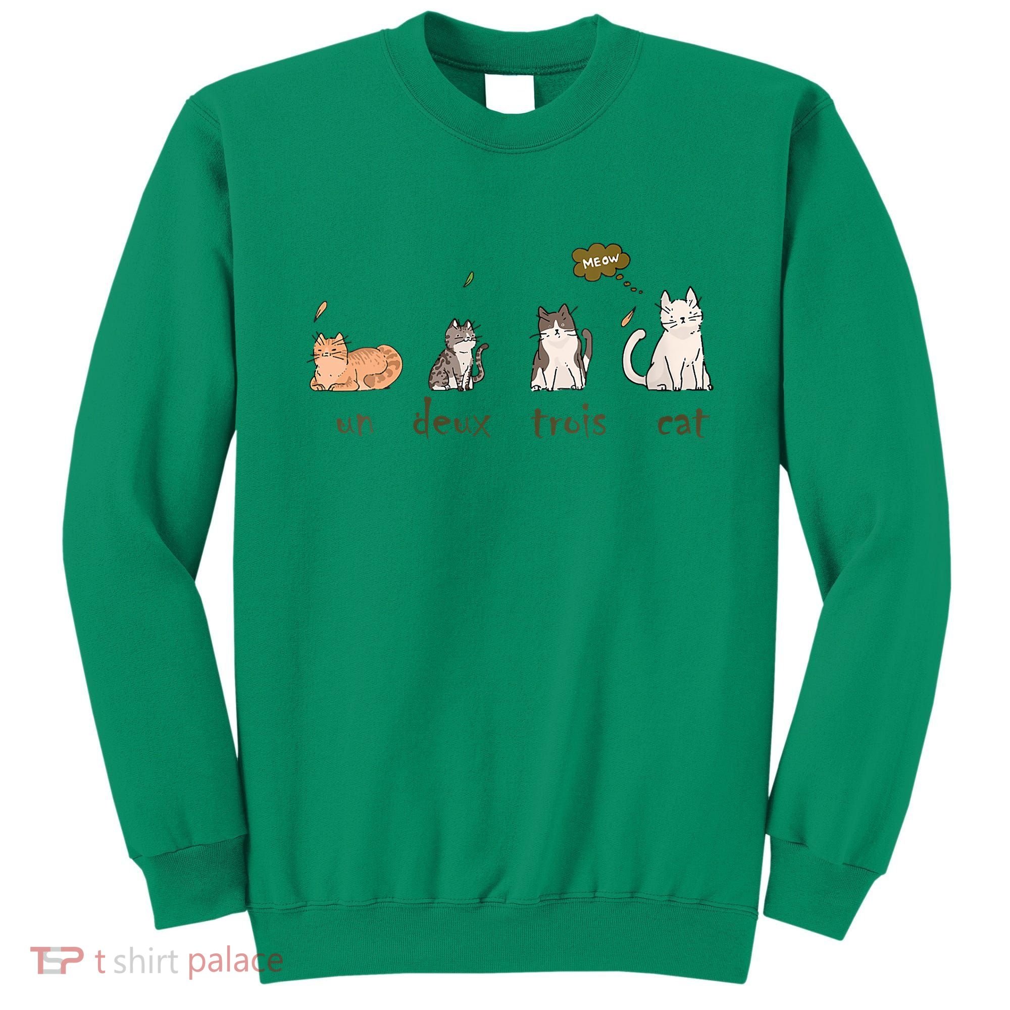 Un Deux Trois Cat Sweatshirt