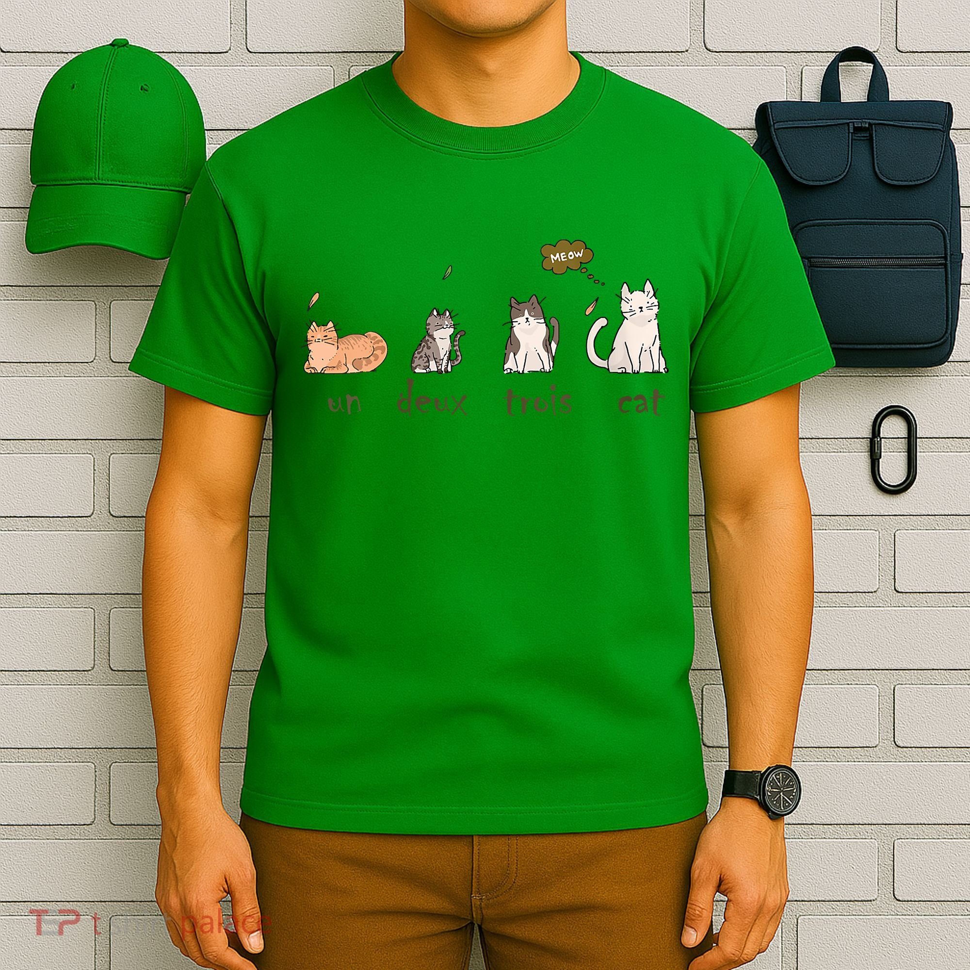 Un Deux Trois Cat T-Shirt