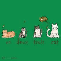 Un Deux Trois Cat Coaster thumb 2