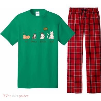 Un Deux Trois Cat Pajama Set