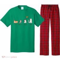 Un Deux Trois Cat Pajama Set thumb 0
