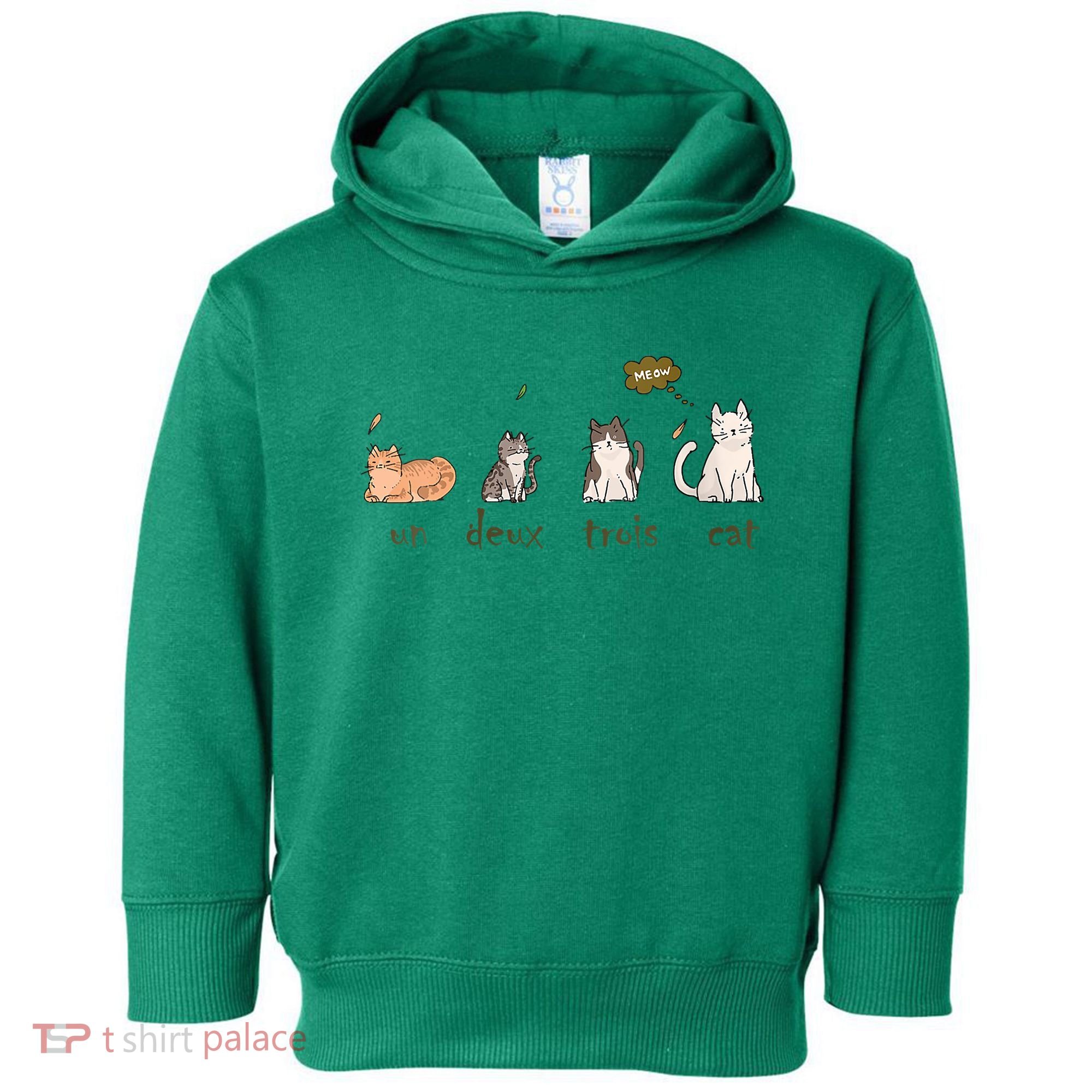 Un Deux Trois Cat Toddler Hoodie