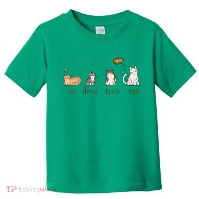 Un Deux Trois Cat Toddler T-Shirt