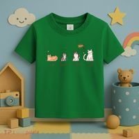Un Deux Trois Cat Toddler T-Shirt thumb 3