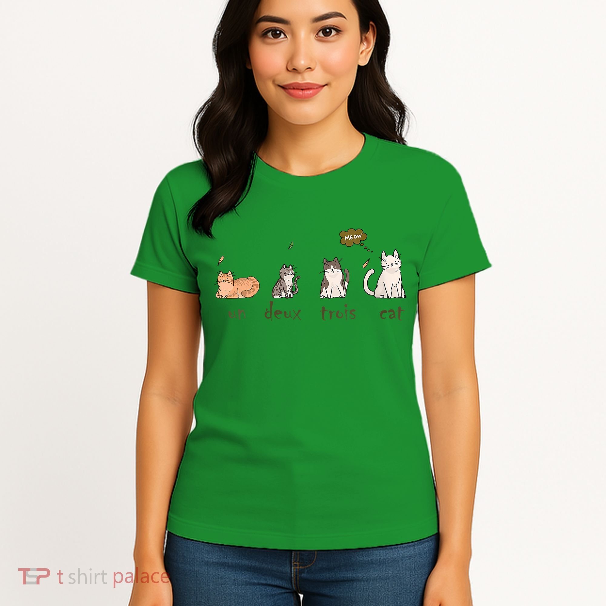 Un Deux Trois Cat Women's T-Shirt