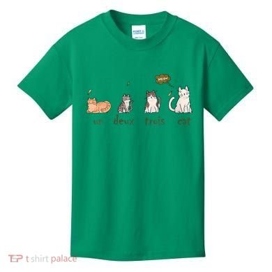 Un Deux Trois Cat Kids T-Shirt