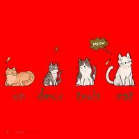 Un Deux Trois Cat Santa Hat thumb 1
