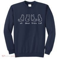 Un Deux Trois Cat Funny Sweatshirt thumb 0