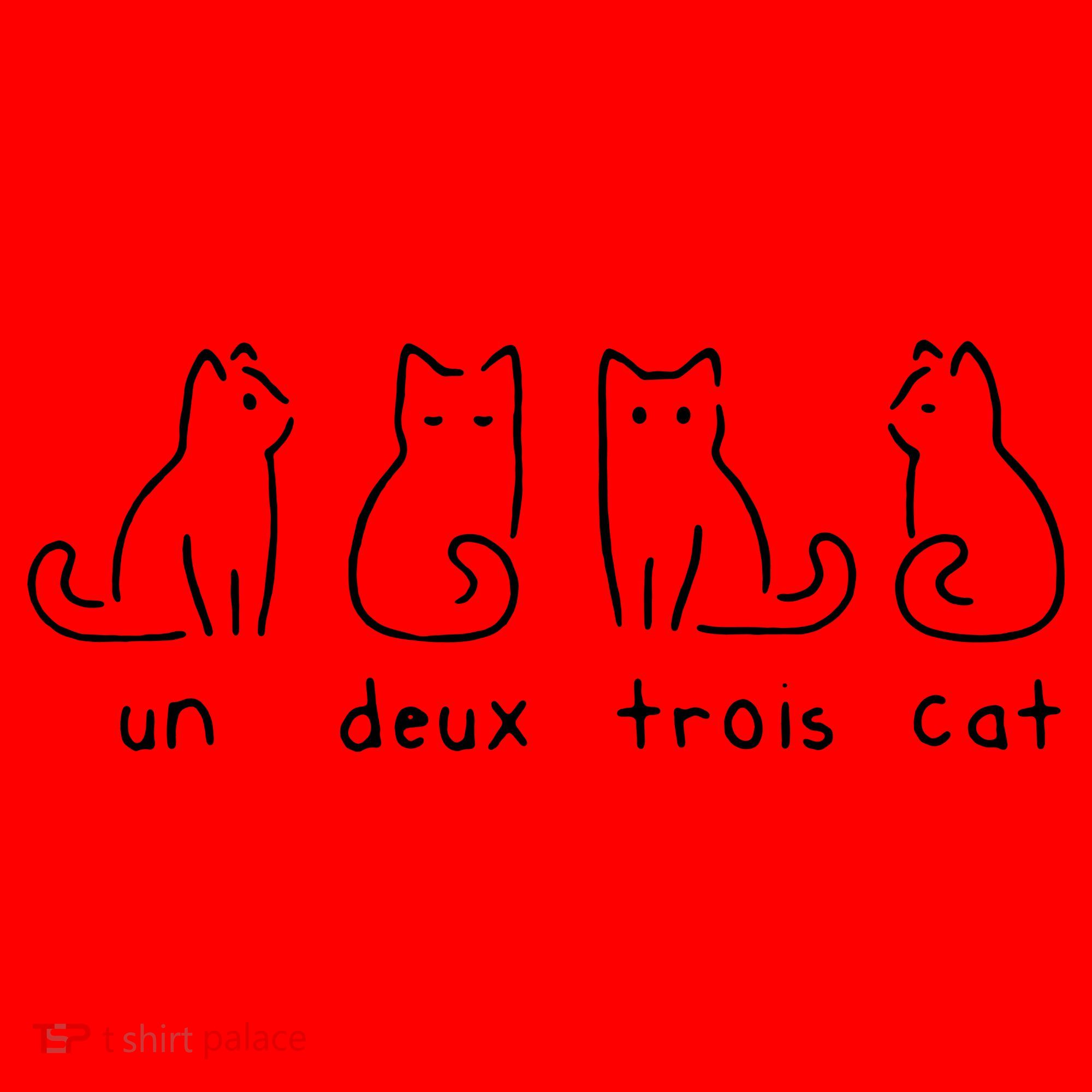 Un Deux Trois Cat Funny Santa Hat