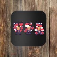 USA Donald Trump Cheer Cartoon Coaster thumb 0