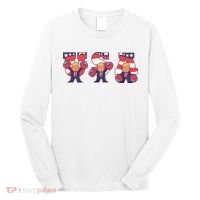 USA Donald Trump Cheer Cartoon Long Sleeve Shirt thumb 0