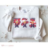 USA Donald Trump Cheer Cartoon Sweatshirt thumb 2